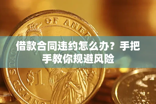 济南借款合同违约怎么办？手把手教你规避风险
