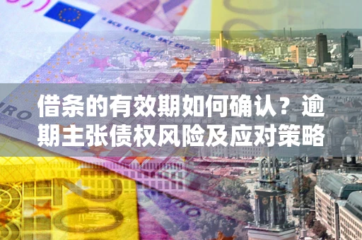济南借条的有效期如何确认？逾期主张债权风险及应对策略？