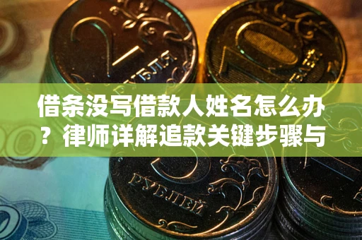 济南借条没写借款人姓名怎么办？律师详解追款关键步骤与证据链构建