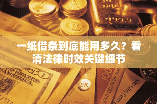 济南一纸借条到底能用多久？看清法律时效关键细节