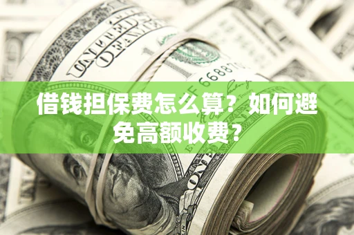 济南借钱担保费怎么算？如何避免高额收费？